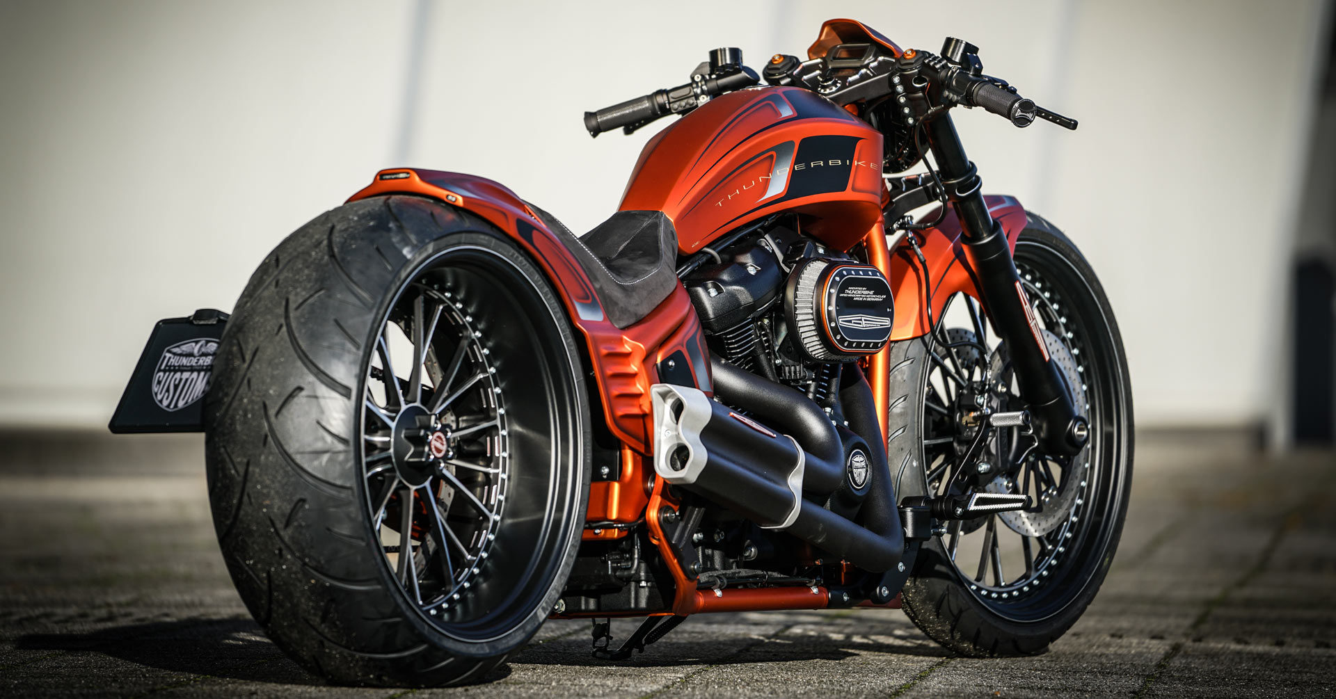 Customized Harley Davidson Softail Breakout Motorcycles By Thunderbike