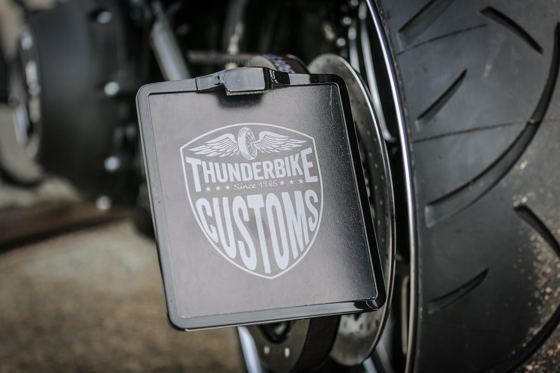 Harley Davidson Motorcycles Black Licensed Aluminum Metal License Plate Sign Tag 