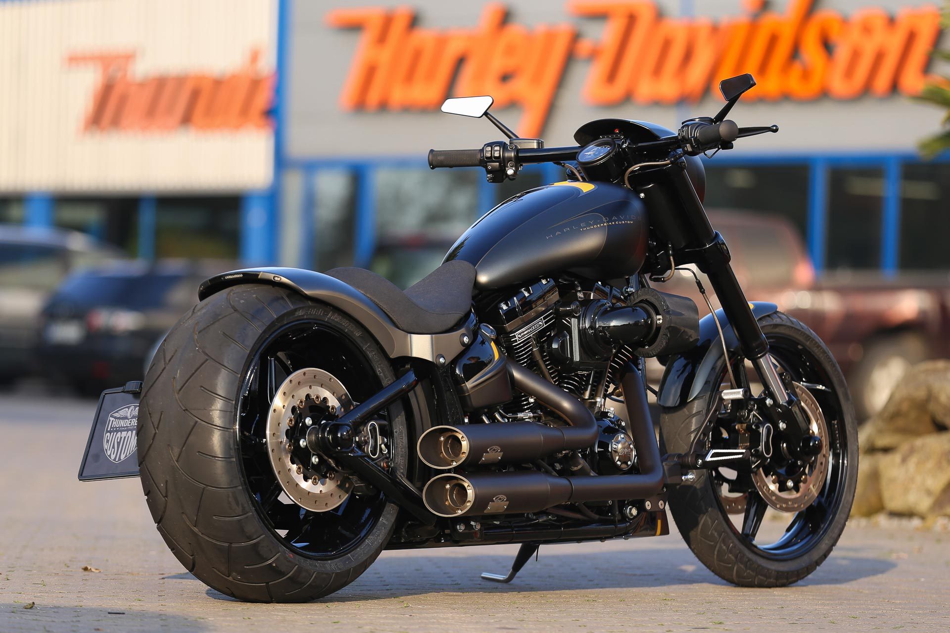 Thunderbike Black Sky H D Fxse Breakout Cvo Custom Motorcycle