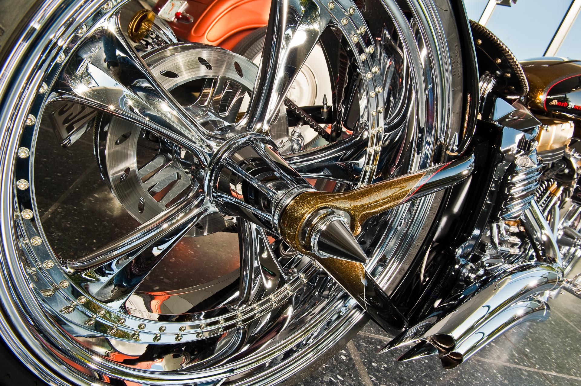 FXCWC Titanium Rear Rotor Disc Bolts Screws 5x Harley Davidson Rocker FXCW 