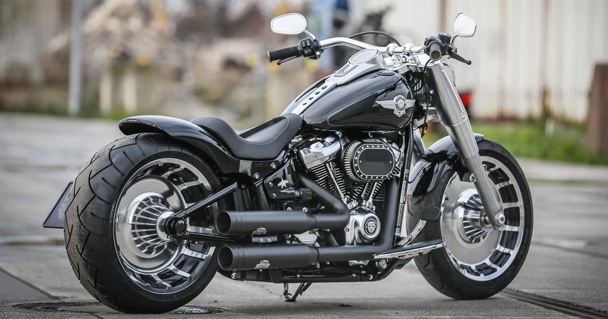 Customized Harley  Davidson  Fat Boy  motorcycles by Thunderbike