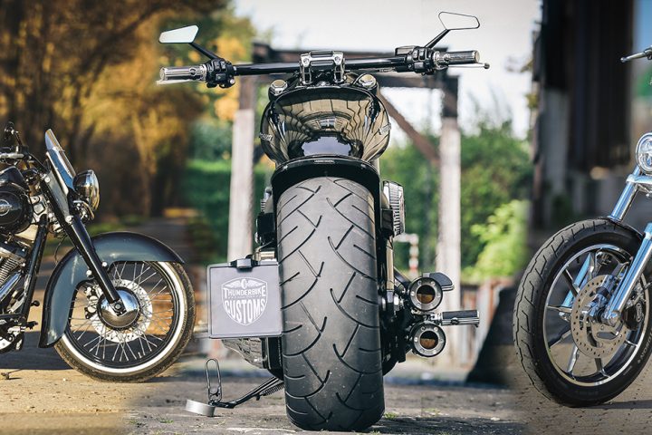 Customized Harley-Davidson Thunderbike
