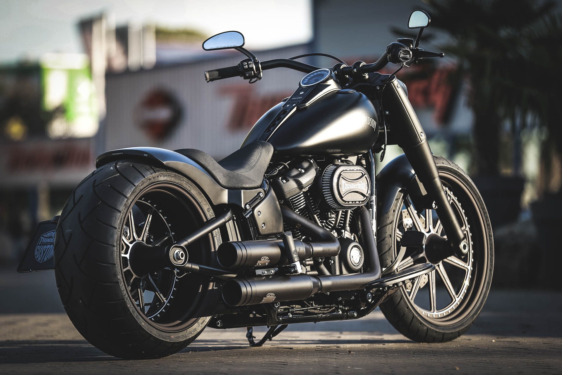 Thunderbike Dark Dude Customized Harley Davidson Fat Boy Flfbs