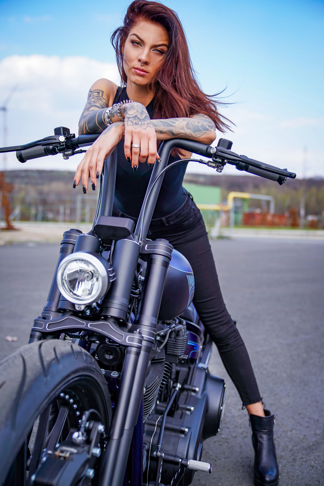 Thunderbike Blue RockZ • Harley-Davidson Fat Boy FLFBS Custombike