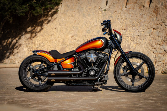Customized Harley-Davidson Softail Motorcycles by Thunderbike