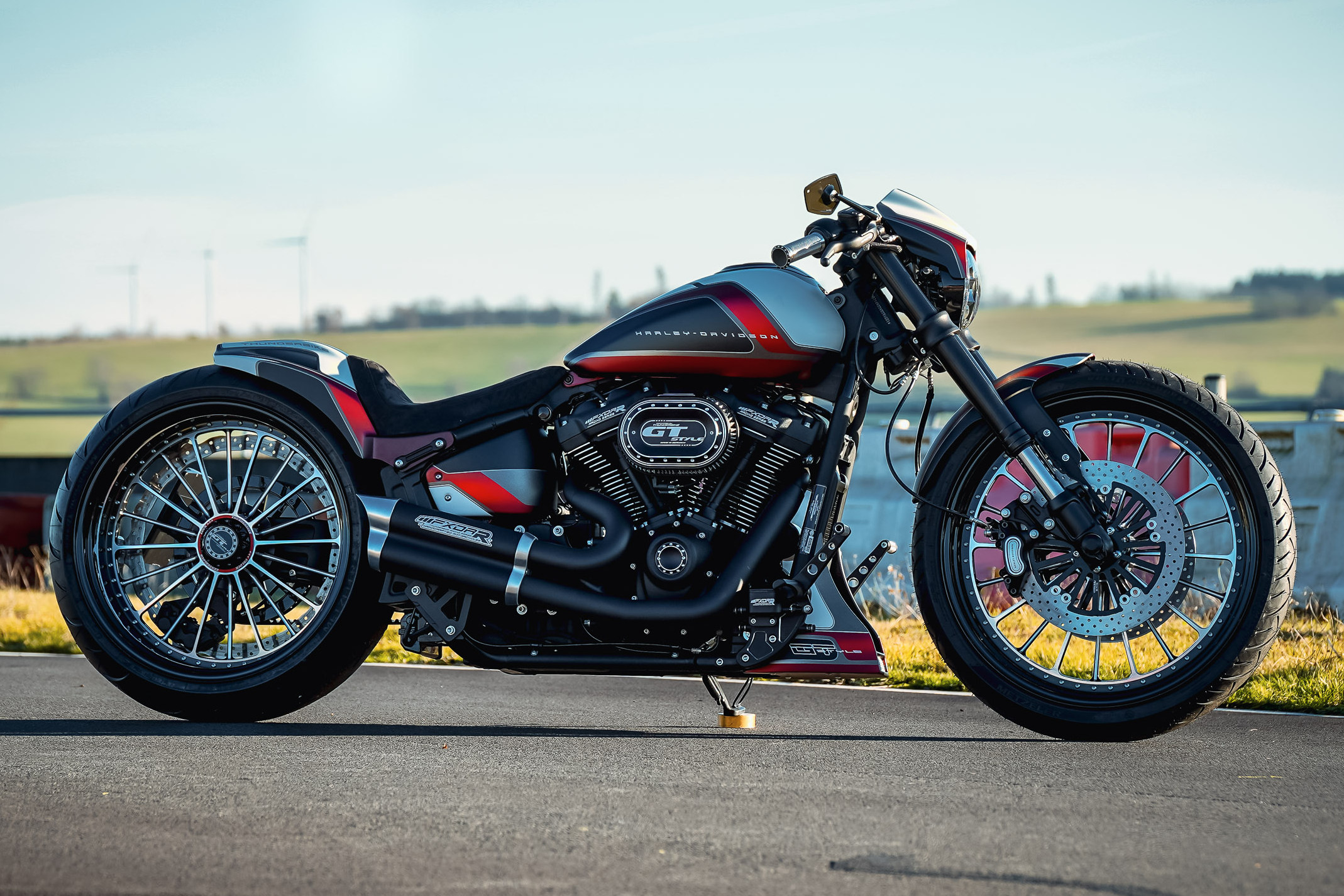 Thunderbike Gt Style Harley Davidson Fxdr Drag Style Custom