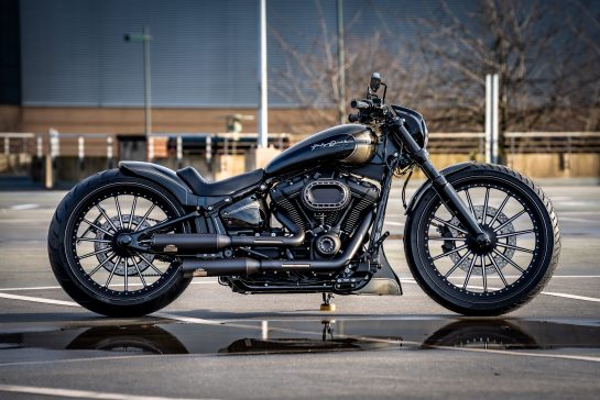 Motorradständer Hydraulisch für Harley Davidson Softail Breakout FXSB RB 