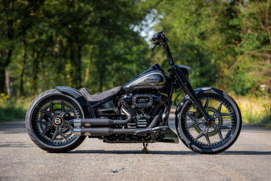 Customized Harley-Davidson Softail Motorcycles by Thunderbike
