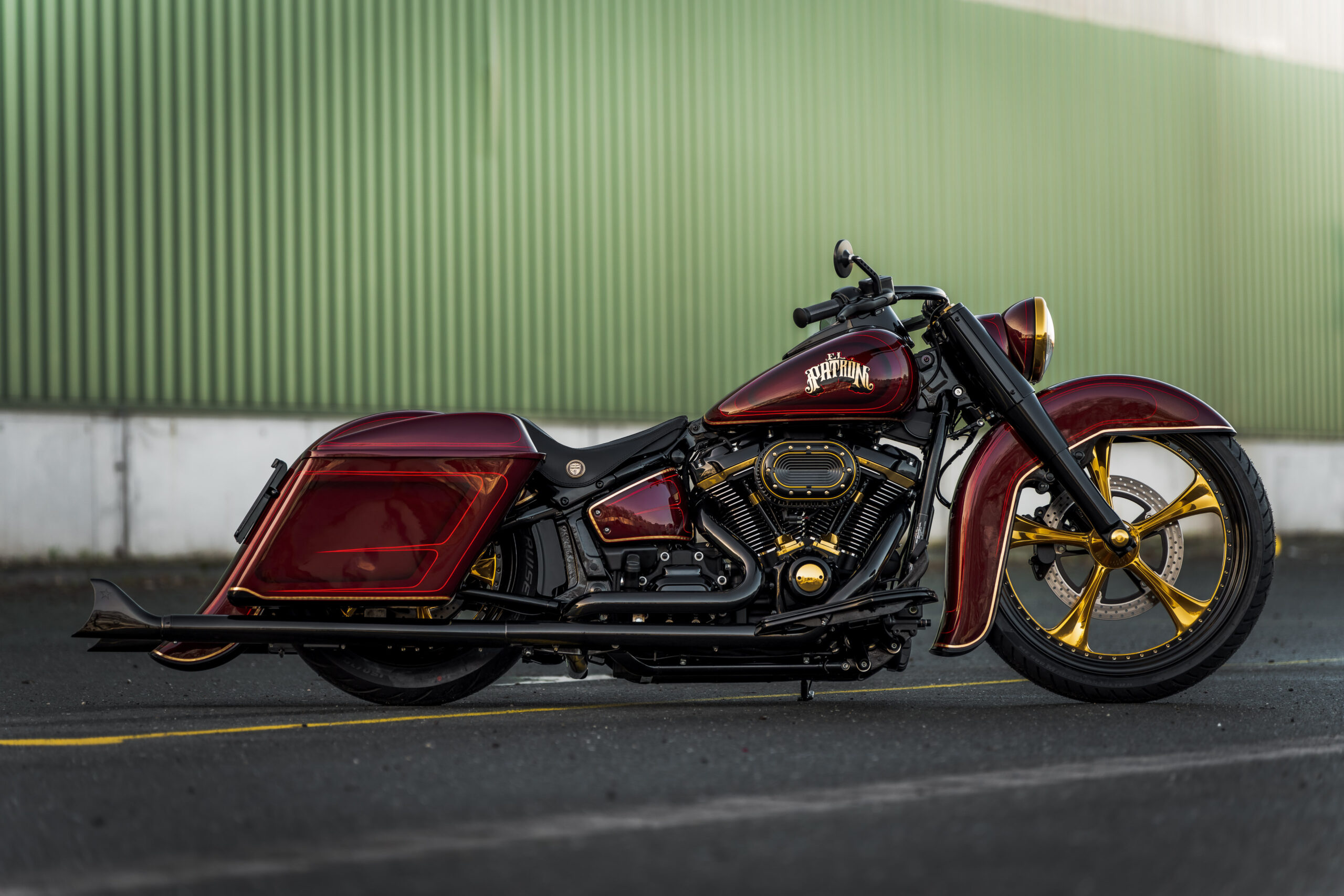 Customized Harley-Davidson Heritage Softail motorcycles by Thunderbike